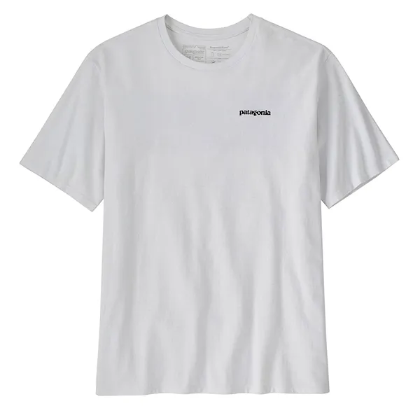 Tričko Patagonia M's P-6 Logo Responsibili-Tee white 2026