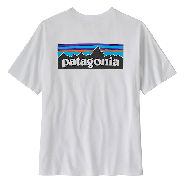 Tričko Patagonia M's P-6 Logo Responsibili-Tee white 2026