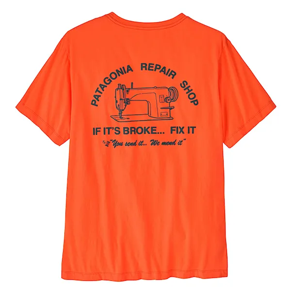 Tričko Patagonia M's Repair Shop T-Shirt orange peel 2026