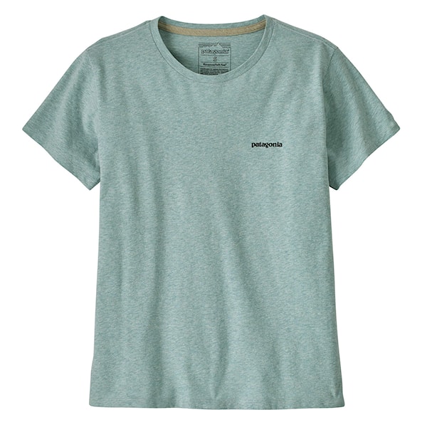 Tričko Patagonia W's P-6 Logo Responsibili-Tee p-6 outline: virtually blue 2025
