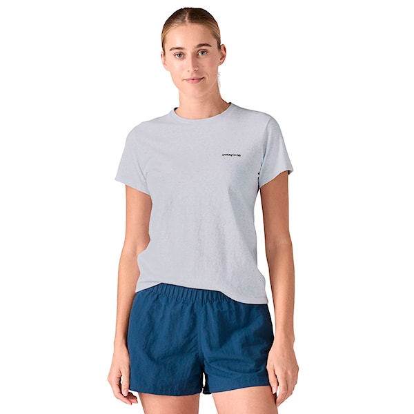 Tričko Patagonia W's P-6 Logo Responsibili-Tee white 2026
