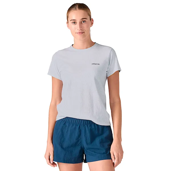 Tričko Patagonia W's P-6 Logo Responsibili-Tee white 2026