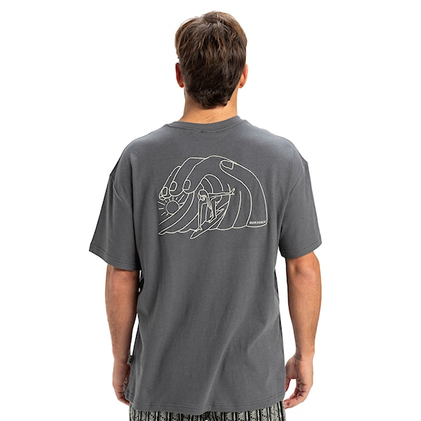 Tričko Quiksilver CL Freedom Swell SS iron gate 2025