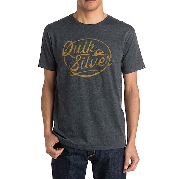 Tričko Quiksilver Heather Tee Go Team Go charcoal heather plum 2015