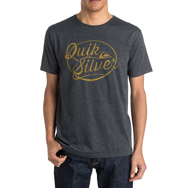 Tričko Quiksilver Heather Tee Go Team Go charcoal heather plum 2015