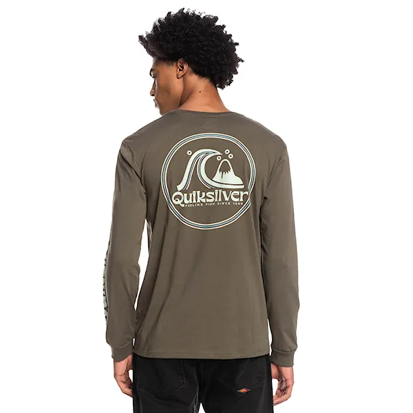 Koszulka Quiksilver Rolling Circle Ls grape leaf 2022