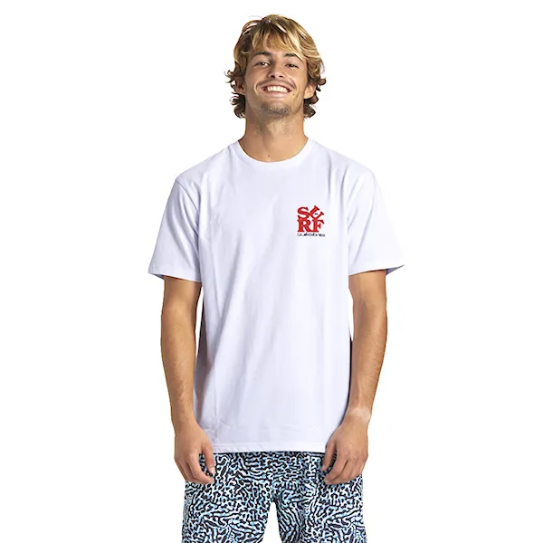 T-shirt Quiksilver Surf Moe white 2024