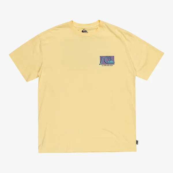 T-shirt Quiksilver Take Us Back Bubble SS mellow yellow 2024