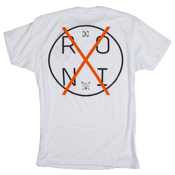 T-shirt Ronix Code 77 white/black/orange 2016
