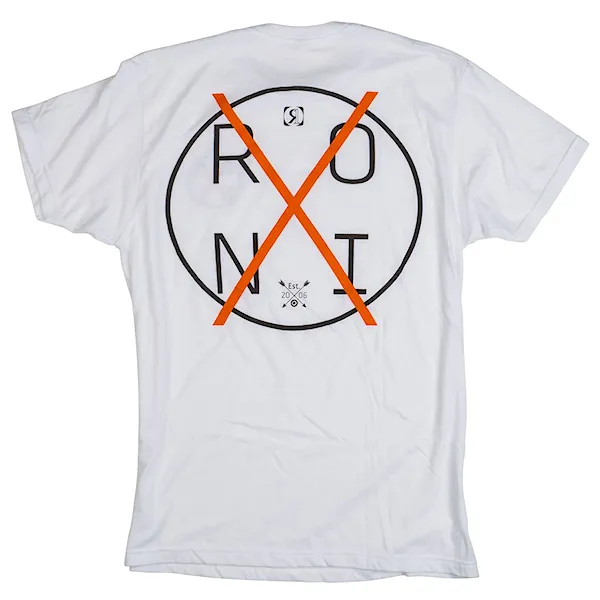 T-shirt Ronix Code 77 white/black/orange 2016