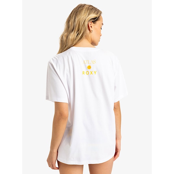 T-shirt Roxy Atlas Hangloose bright white biarritz 2025