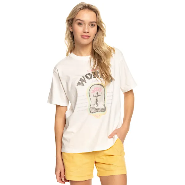 Koszulka Roxy Moonlight Sunset B snow white 2023
