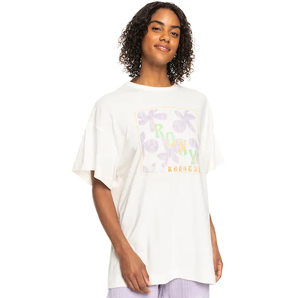 Koszulka Roxy Sweet Flowers snow white 2023