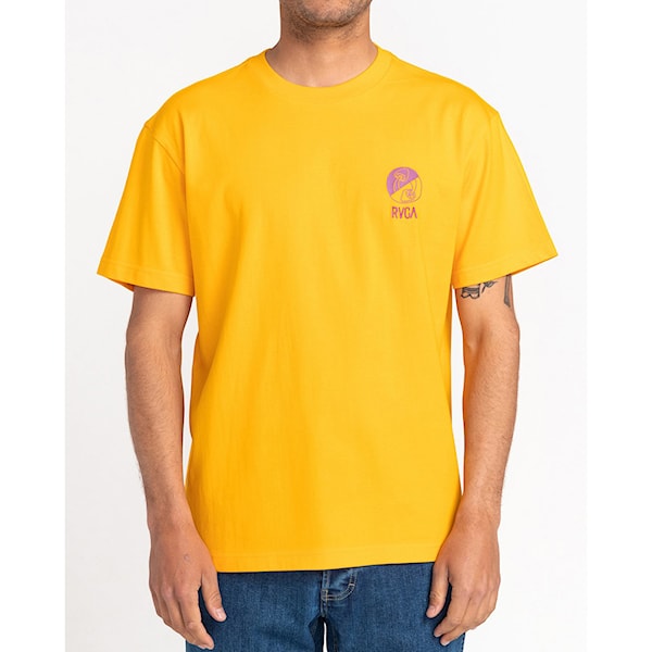 Koszulka RVCA Hi Dez marigold 2022