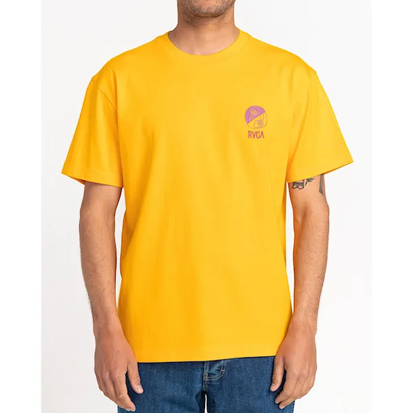 Koszulka RVCA Hi Dez marigold 2022
