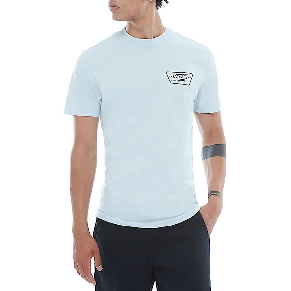 Tričko Vans Full Patch Back Ss baby blue/black 2018