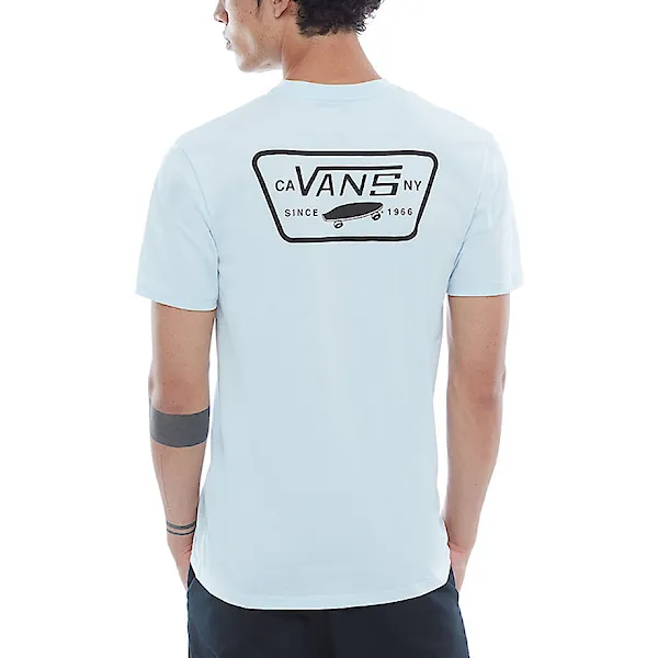 Tričko Vans Full Patch Back Ss baby blue/black 2018