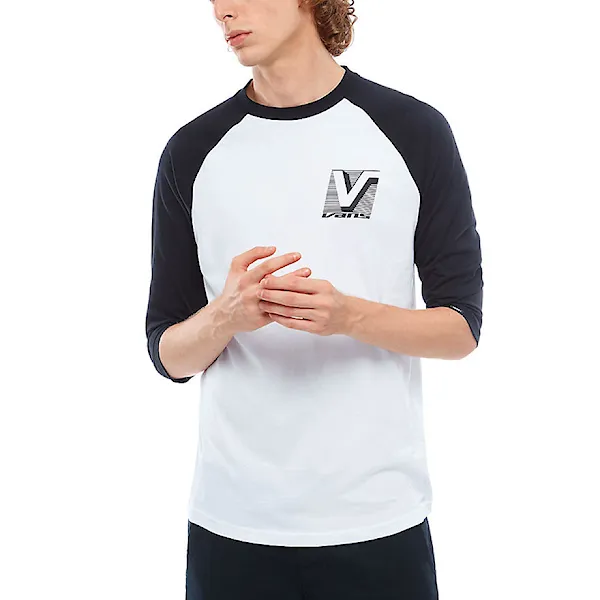 Tričko Vans Grand Vans Raglan white/black 2018