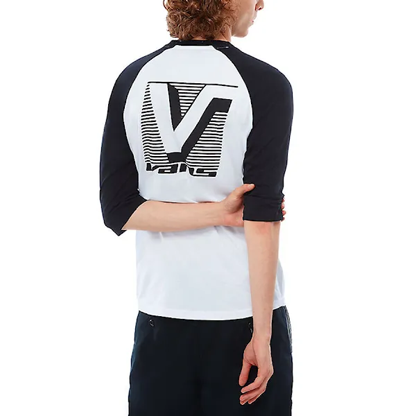 Tričko Vans Grand Vans Raglan white/black 2018