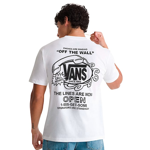 Tričko Vans Hot Lines SS white 2026