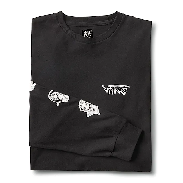 T-shirt Vans Rowan Zorilla Faces Ls black 2020