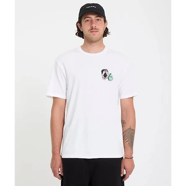 Tričko Volcom Aura BSC SST white 2026