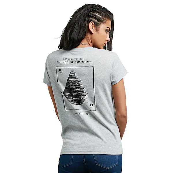 Tričko Volcom Easy Babe Rad 2 heather grey 2018