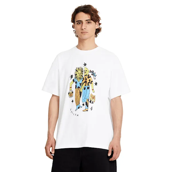 Tričko Volcom FA Bob Mollema 3 Loose SST white 2025