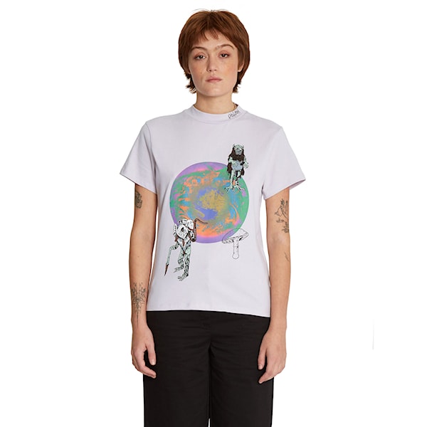 Tričko Volcom Fa Chrissie Abbott X French lavender 2022