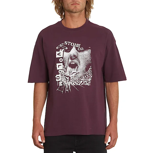 Koszulka Volcom Safetytee Loose Ss mulberry 2022