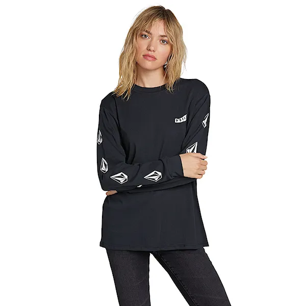 Koszulka Volcom Simply Stoned Ls black 2019