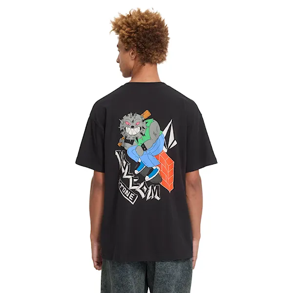 Tričko Volcom Sk8 Break Loose SST black 2026