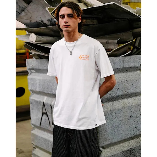Koszulka Volcom Workwear SST white combo 2026