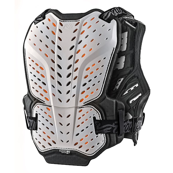 Chránič páteře na kolo Troy Lee Designs Rockfight CE Chest Protector Solid white 2026