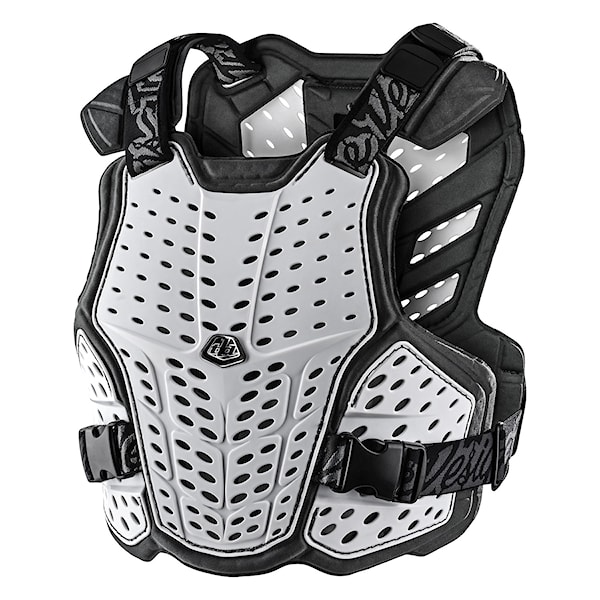 Chránič páteře na kolo Troy Lee Designs Rockfight Chest Protector Solid white 2026
