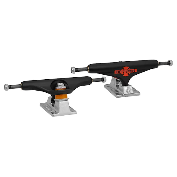 Skateboard Trucks Independent Stage 11 Hollow Baker 4 Life FLT black/silver