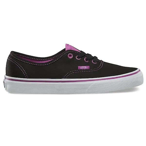 Tenisky Vans Authentic clear eyelets blk/radiant orchid 2015