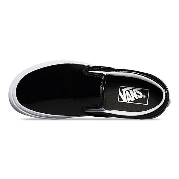 Slip-on tenisky Vans Classic Slip-On tumble patent black 2016