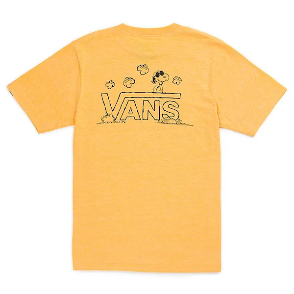 T-shirt Vans Classic Snoopy Boys gold heather 2017