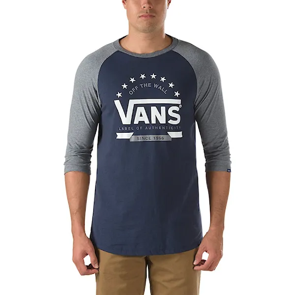 Tričko Vans Game Day Raglan navy/heather grey 2015