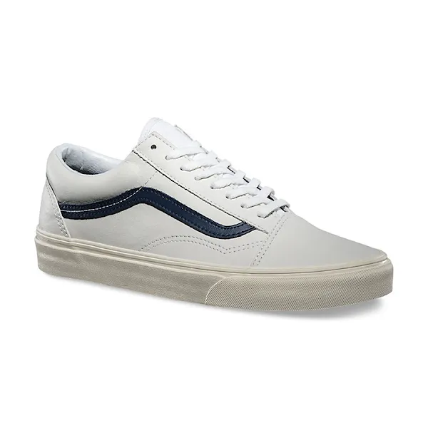 Sneakers Vans Old Skool matte leather twt/drs blue 2015