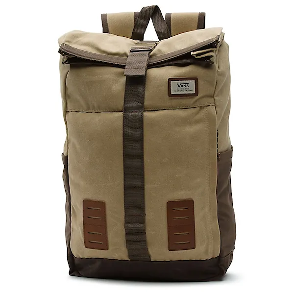 Backpack Vans Plot Roll Top khaki-rain drum 2017