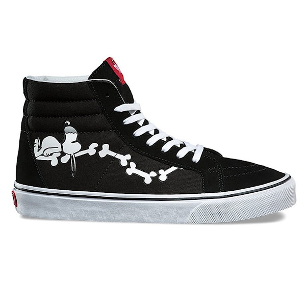 Sneakers Vans Sk8-Hi Reissue peanuts snoopy bones/black 2017