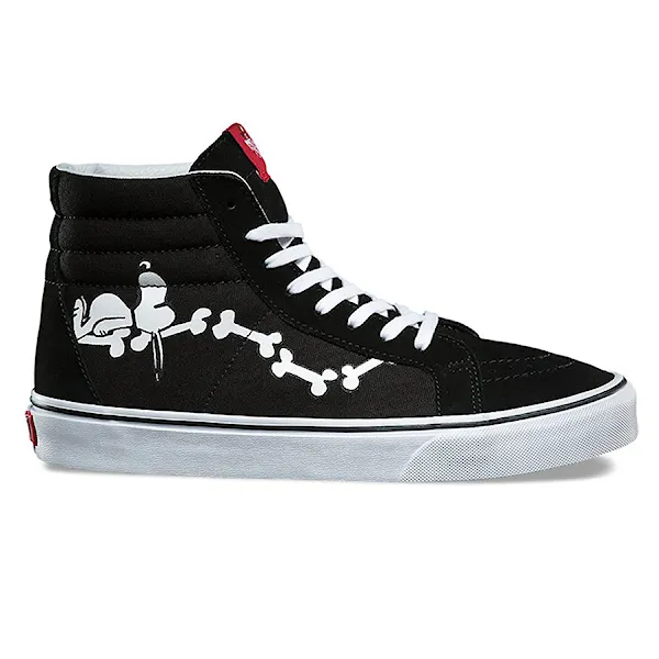 Sneakers Vans Sk8-Hi Reissue peanuts snoopy bones/black 2017