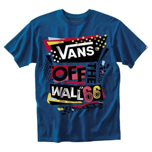 Tričko Vans Stenciled II royal/black 2015