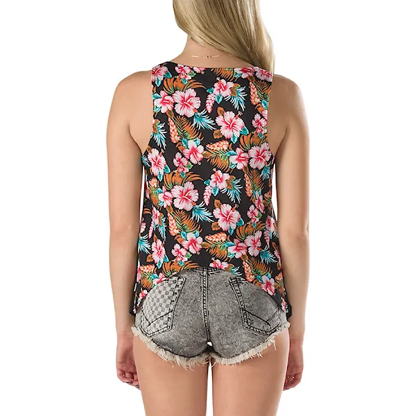 Tílko Vans Tiki Talk Tank black 2015