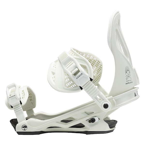 Snowboard Binding Arbor Hemlock Frank April Edition White 2023