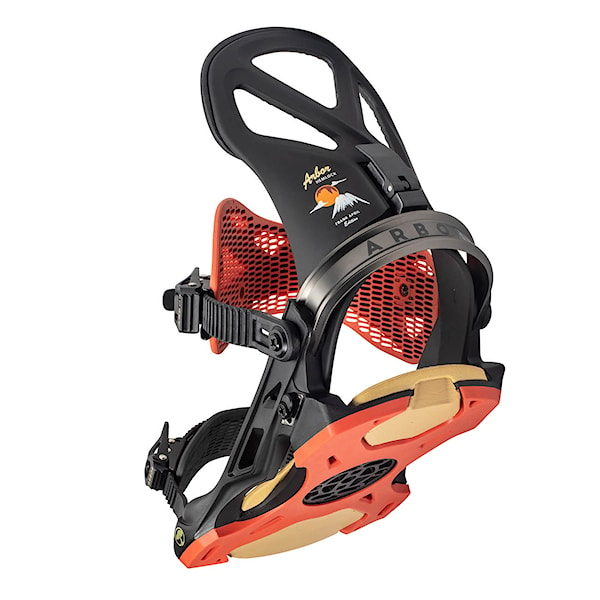 Snowboard Binding Arbor Hemlock matte black frankapril 2021