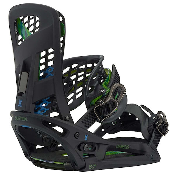 Vázání na lyže Burton Genesis X Est black/tappy 2016