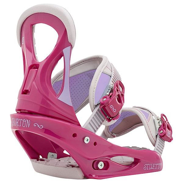 Ski Binding Burton Stiletto pink/grey 2016